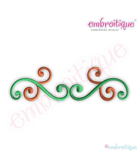Shea Border Single Flourish - Large