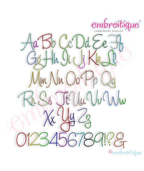 Small Wonder Monogram Font Set - Large