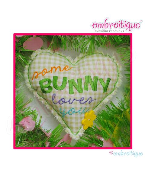 Posh and Proper - Love Easter Bunny - PDF Combination Embroidery & Sewing Pattern, 3 image