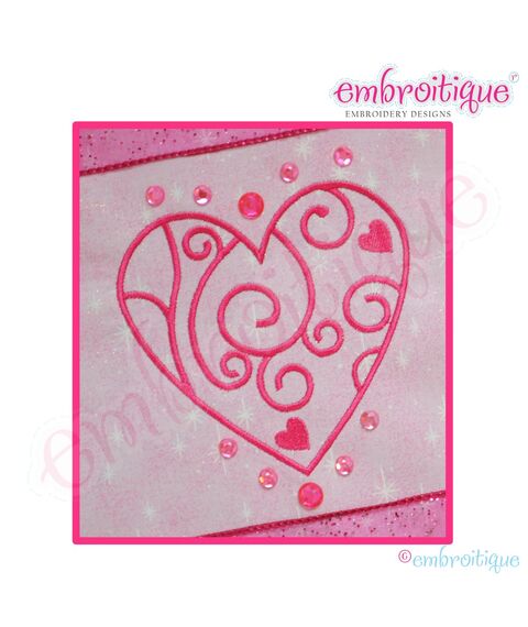 Sweet Heart Swirl - Classy Applique, 2 image