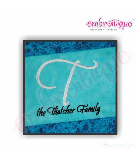 Thatcher Script Monogram Set - Small
