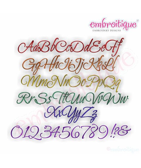 Thatcher Script Monogram Set - Small, 3 image