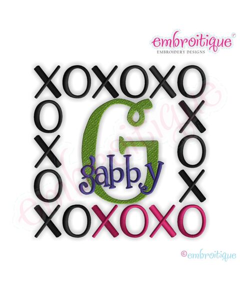 XOXO Font Frame - Small