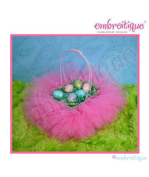 Posh and Proper - Tutu Easter Basket Free PDF Tutorial
