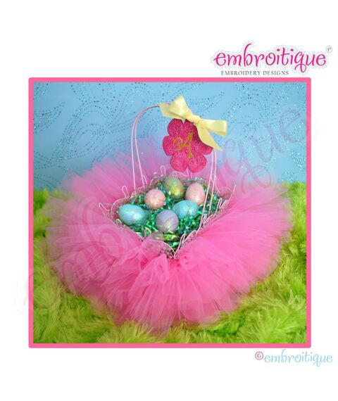 Posh and Proper - Tutu Easter Basket Free PDF Tutorial, 3 image