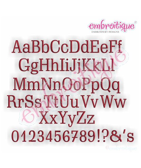 Robinson Monogram Font Set - Small, 2 image