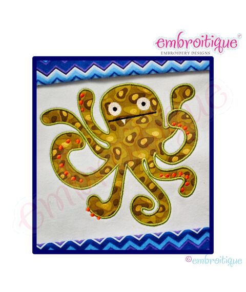 Octopus Applique - Large