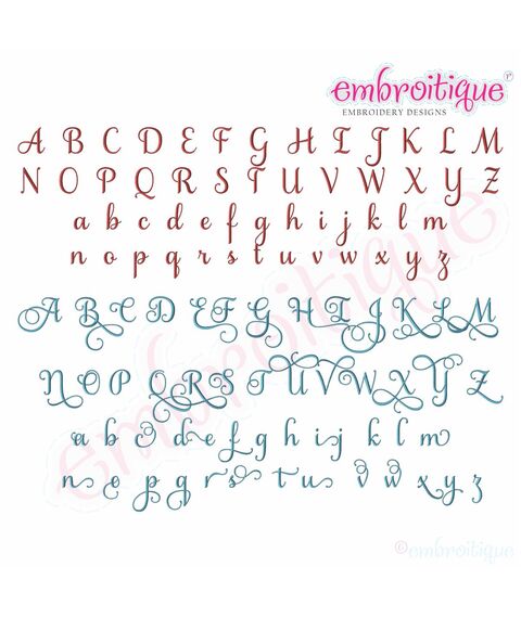 Buttercup Calligraphy Monogram Super Set Medium - ALL ALTERNATES INCLUDED!