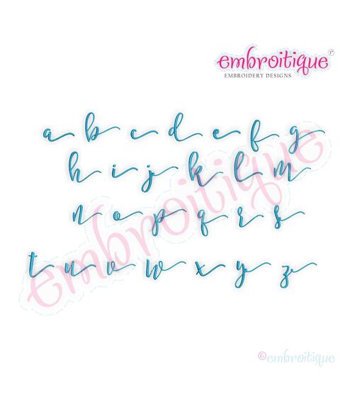 Melissa Monogram Set -  Hand Lettered Calligraphy Script - Set 2 - 1", 2", 3", 3 image