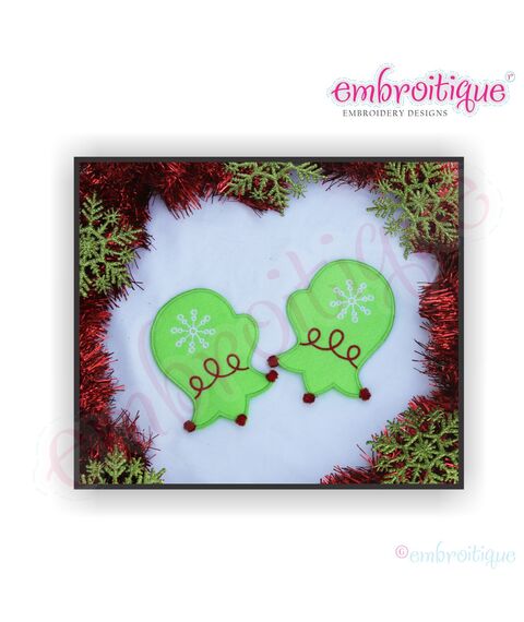 In the Hoop Mittens - Perfect Accessories for any of our Doodley Doll Patterns!