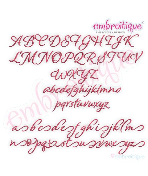 Alicia Calligraphy Monogram - Super Set - Embroitique Exclusive!