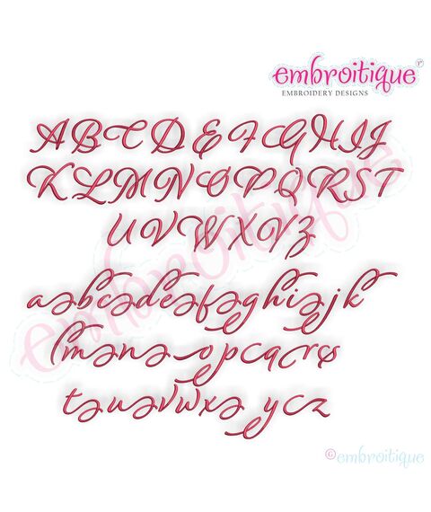 Alicia Calligraphy Monogram - Super Set - Embroitique Exclusive!