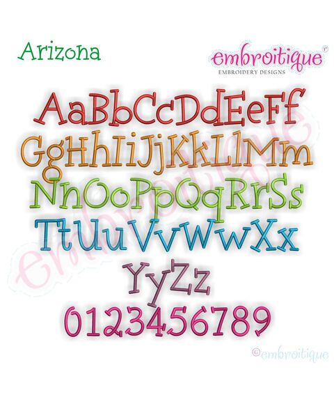 Arizona Monogram Set
