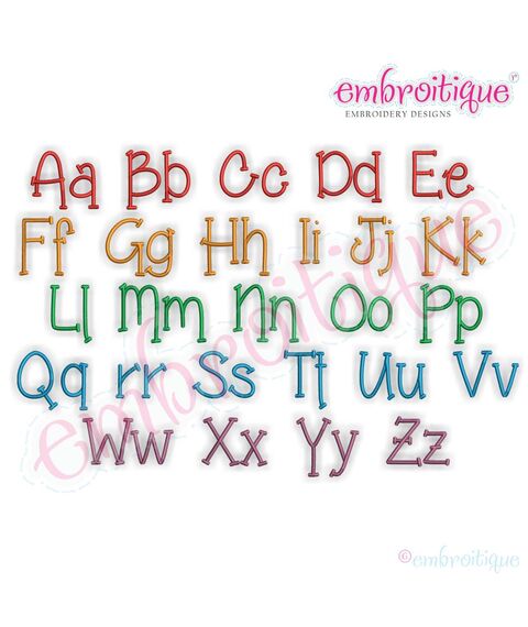 Brody Whimsical Handwritten Monogram Font - great for Boys & Girls!
