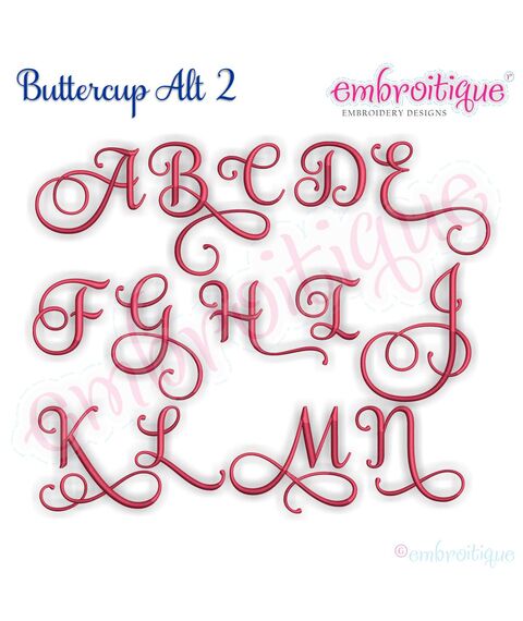 Buttercup Monogram Set Alternates 2 - Small