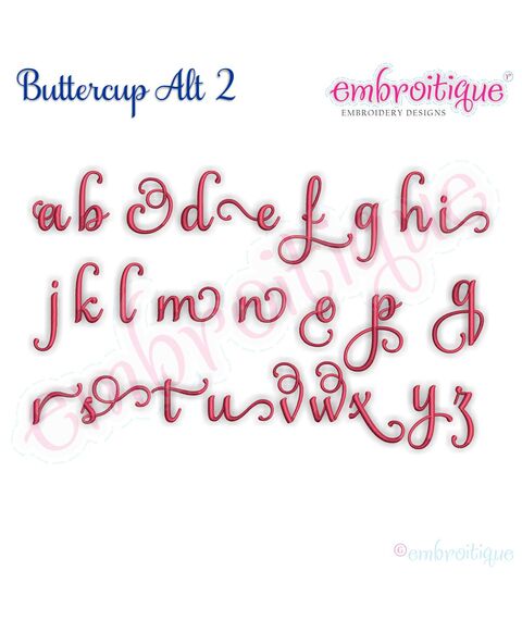 Buttercup Monogram Set Alternates 2 - Small