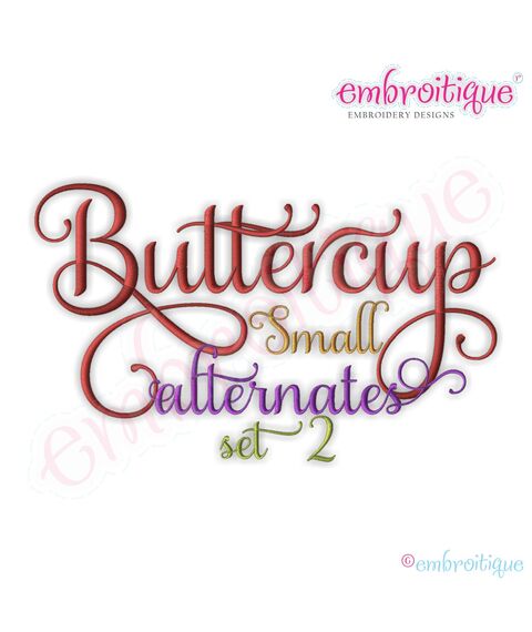 Buttercup Monogram Set Alternates 2 - Small