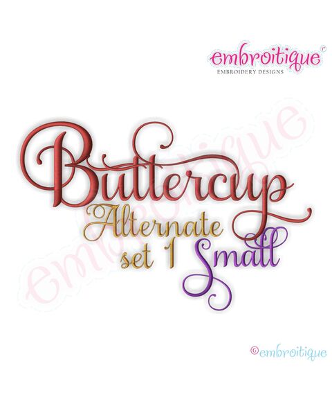 Buttercup Monogram Set Alternates 1 - Small
