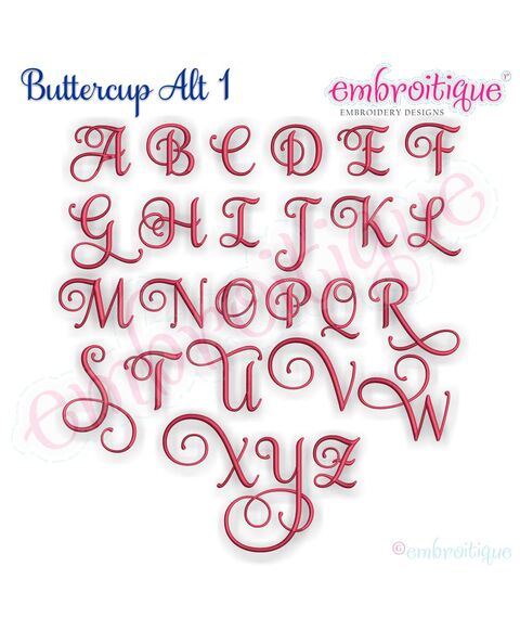 Buttercup Monogram Set Alternates 1 - Small