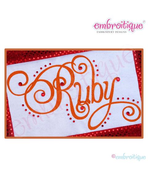 Charming Calligraphy Script Monogram Set - Large - FULL SET - 7", 8", 9"