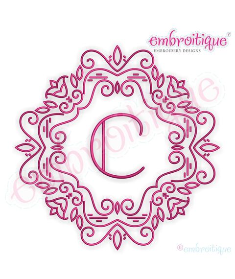 Deco Font Frame 1