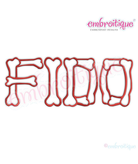 Dog Bone - Skeleton - Great font for Halloween!