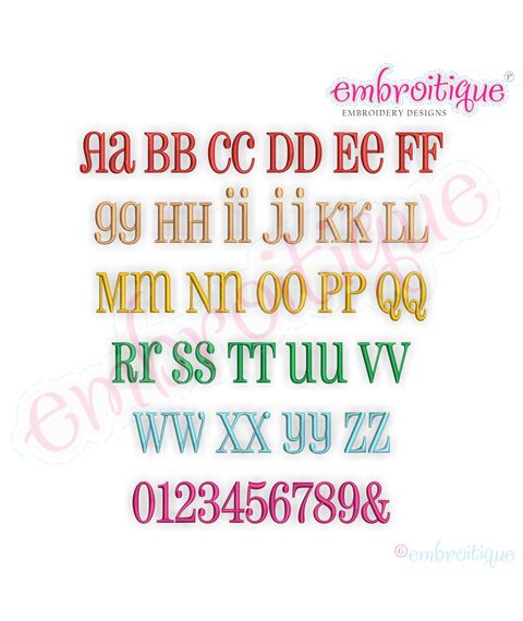 Jackson Monogram Alphabet Font - Great for Boys, and Girls Too