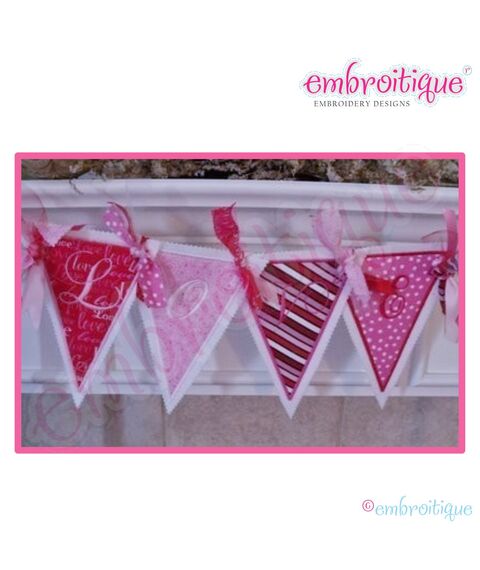 Love Perfectly Posh Pennant Banner