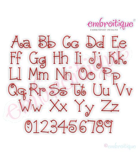 Parker Monogram Font Set - Great for Boys and Girls, 2 image