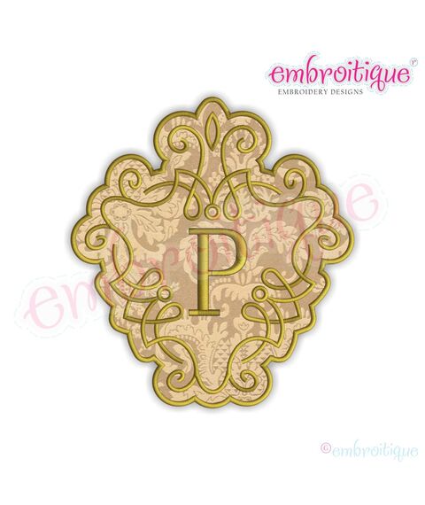 Presley Applique Font Frame, 2 image