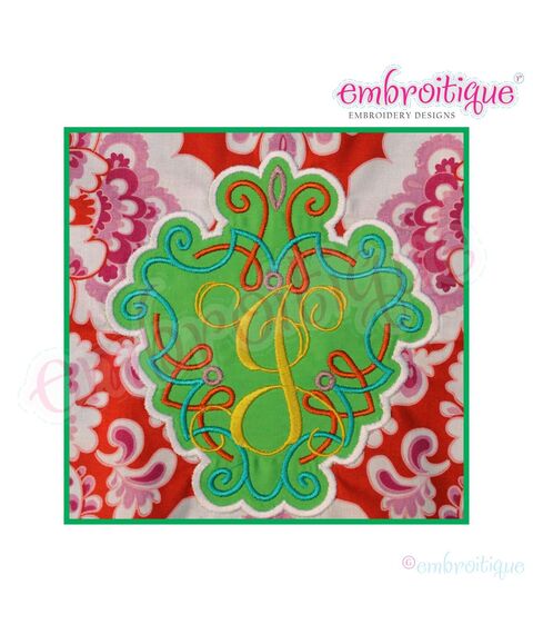 Presley Applique Font Frame