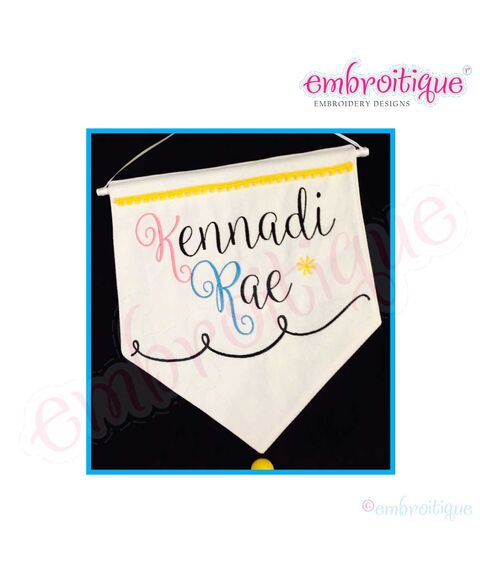 Kimberly 1 Calligraphy Monogram Set - Small