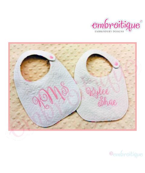 Kimberly 2 Alternate Caps Calligraphy Monogram Set - Small
