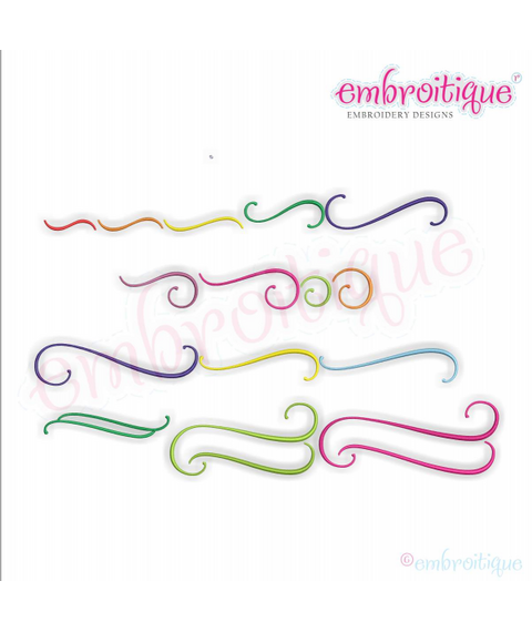 Buttercup Accents 1 - 15 - Calligraphy Decorative Embellishmentss
