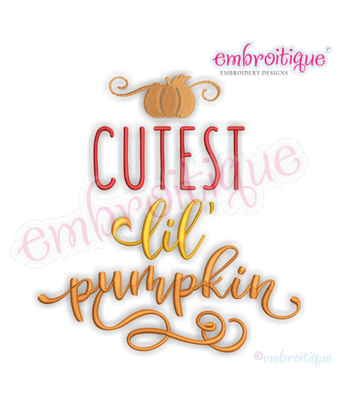 Cutest Lil Pumpkin