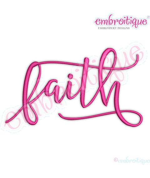 faith in Script Font - Inspirational