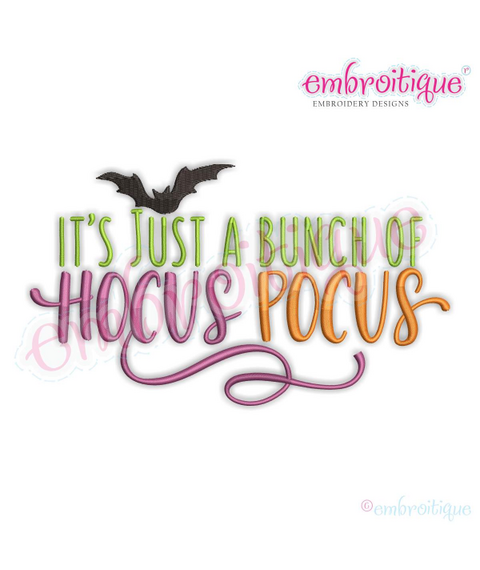 It's just a bunch of Hocus Pocus