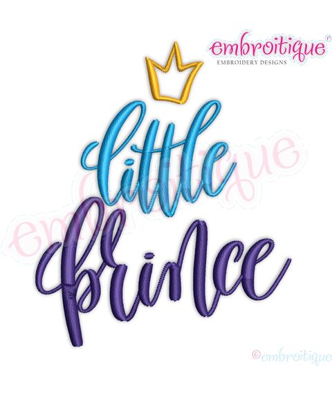 Little Prince Baby Boy Machine Embroidery Design Embroitique Adorable Baby Boy