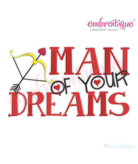 Man of your Dreams with Cupid's Arrow Adorable Boy Valentine's Day Design, 2 image