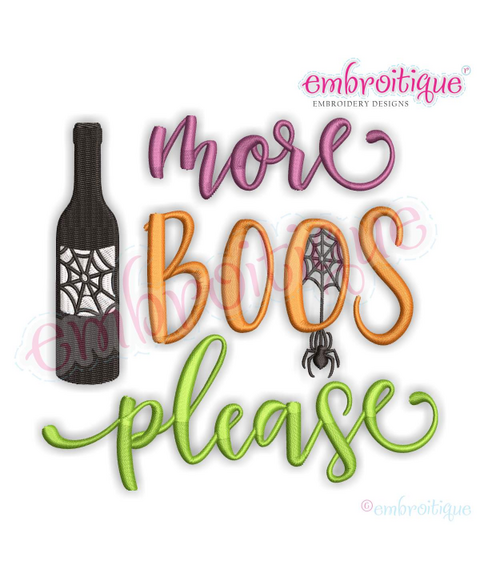 More Boos Please
