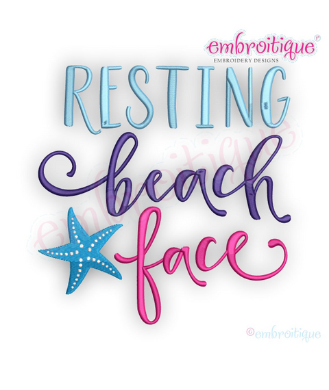 Resting Beach Face