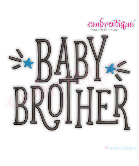 Baby Brother adorable sibling design for boys