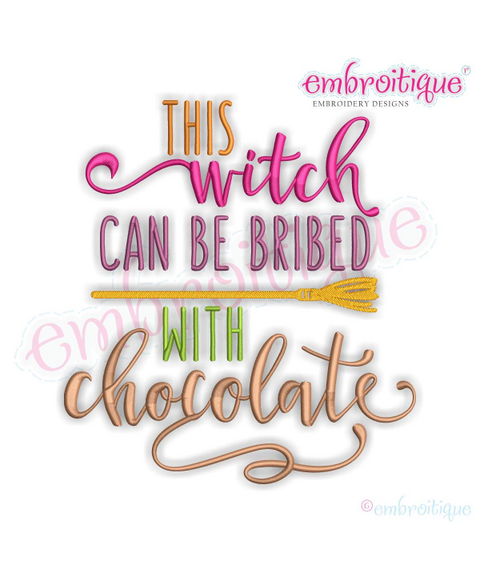 This witch can be bribed with Chocolate