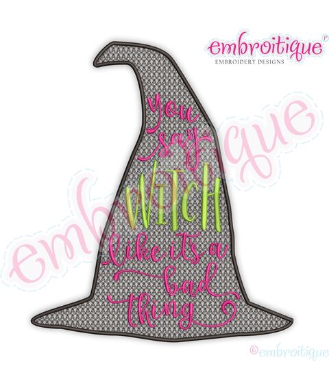 You Say Witch Like It's A Bad Thing - Halloween Funny Fall, 2 image