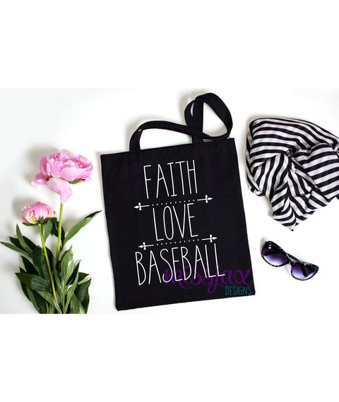 Faith Love Baseball Rae Dunn Inspired SVG Silhouette Cricuit Vector Printable Cut File