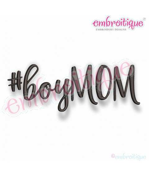 #boymom  - mother mom life kids boys - Embroitique Machine Embroidery Design