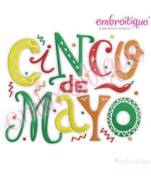 Cinco de Mayo Funky Fill Stitch