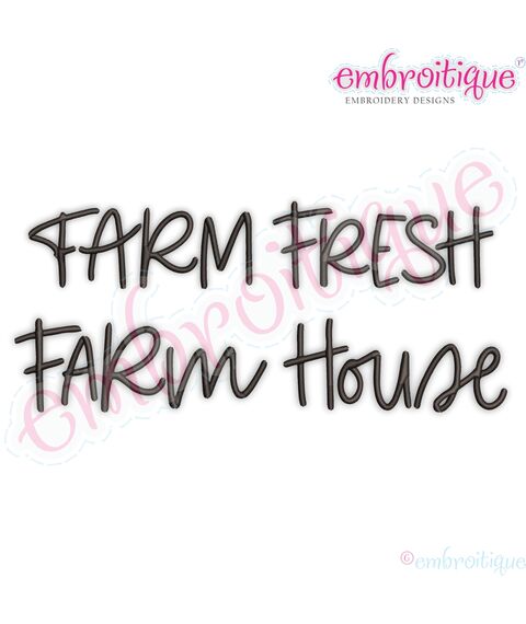 Farm Fresh Farm House - 3 versions