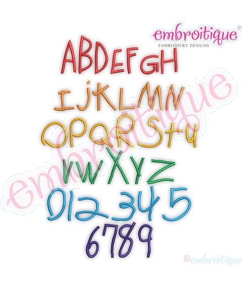 Kinder Writing Kids Font -Small, 2 image