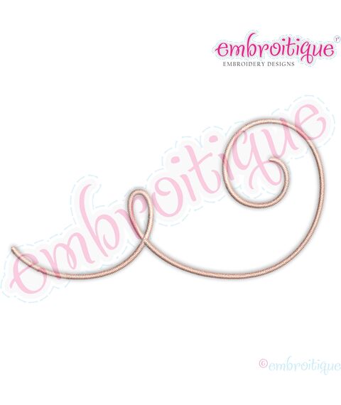 Mix It Up Curly Calligraphy Accents Flourishes - Full Set, 12 image